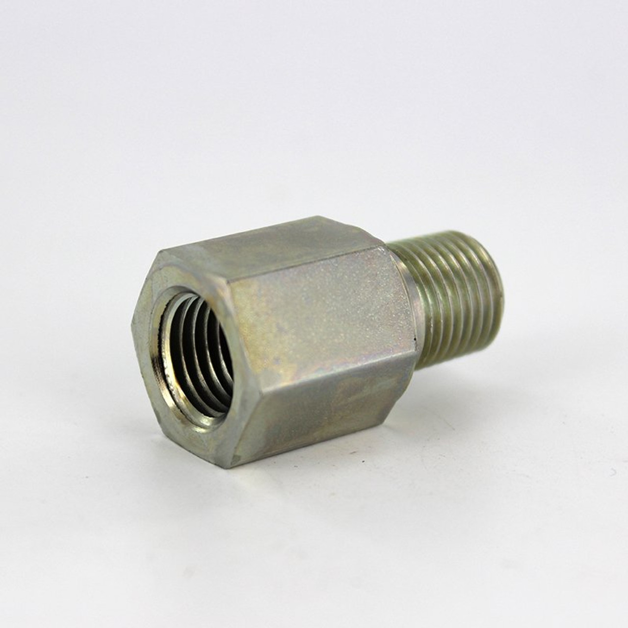 Parker 1/8X1/8F3HGS BSPT Adapter R1/8 BSPT Male X 1/8 NPT Female Steel| Next Day Fittings