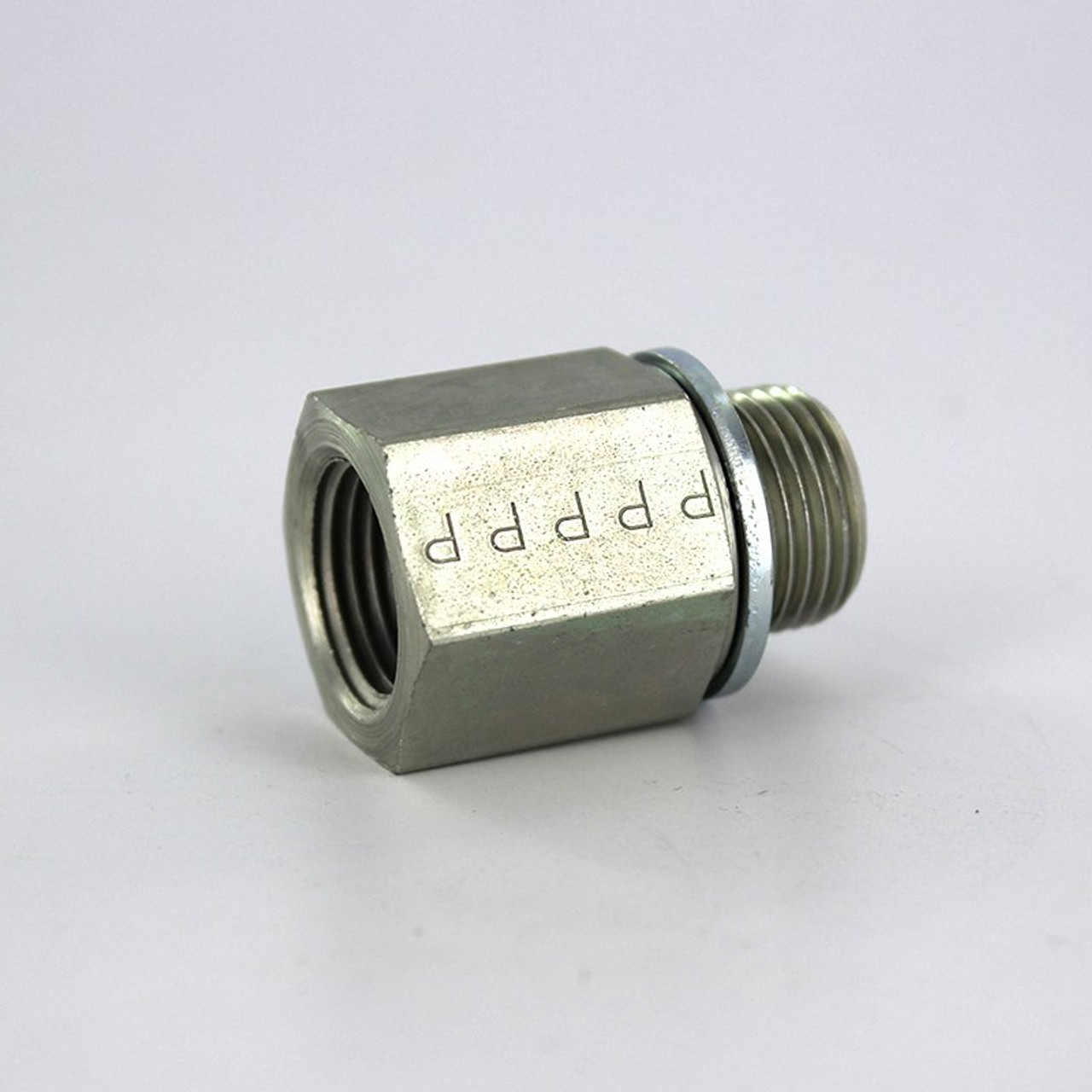 Parker 3/8X3/8F4OHGS BSPP Adapter G3/8 BSPP Male X 3/8 NPT Female| Next Day Fittings