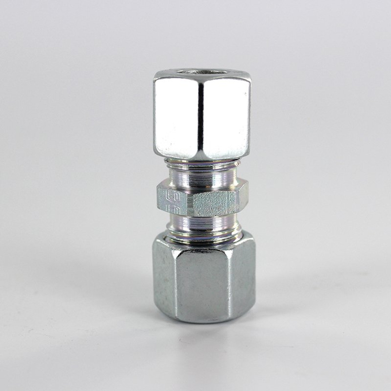 Parker G10LCF EO Metric Tube Union 10mm Tube X 10mm Tube Steel| Next Day Fittings