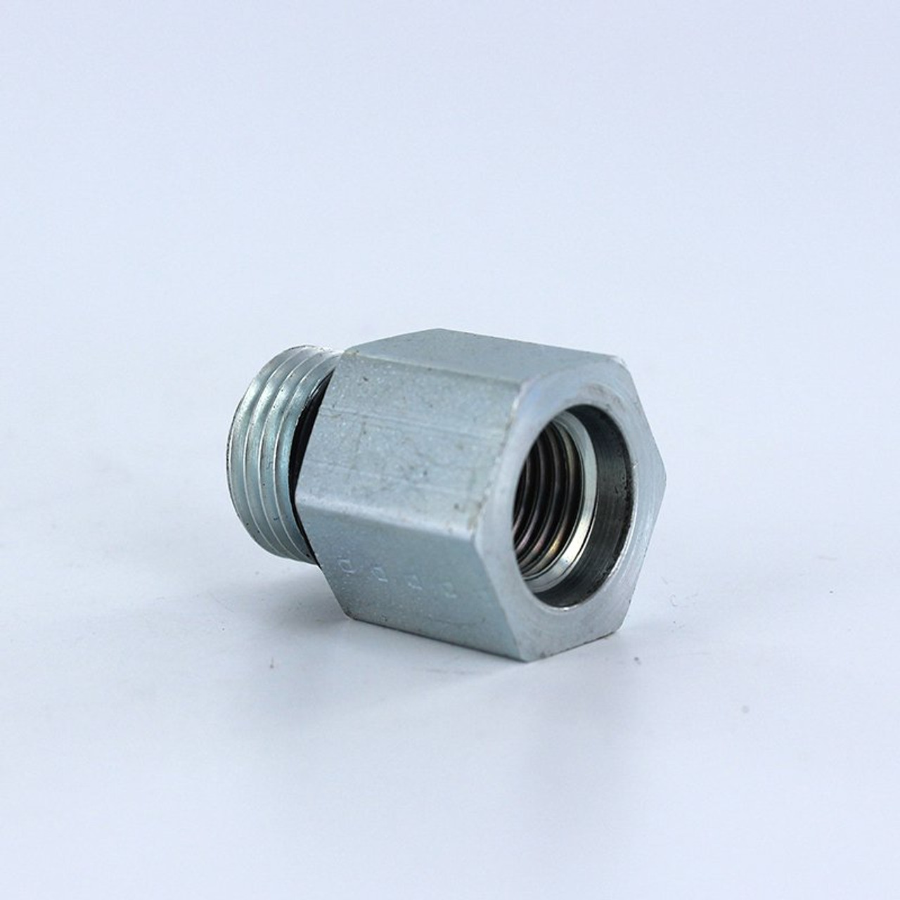 Parker 6-4 F5OG5-S SAE Adapter 3/8 ORB Male X 1/4 ORB Female Steel| Next Day Fittings