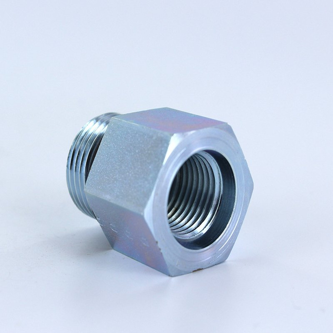 Parker 8-6 F5OG5-S SAE Adapter 1/2 ORB Male X 3/8 ORB Female Steel| Next Day Fittings