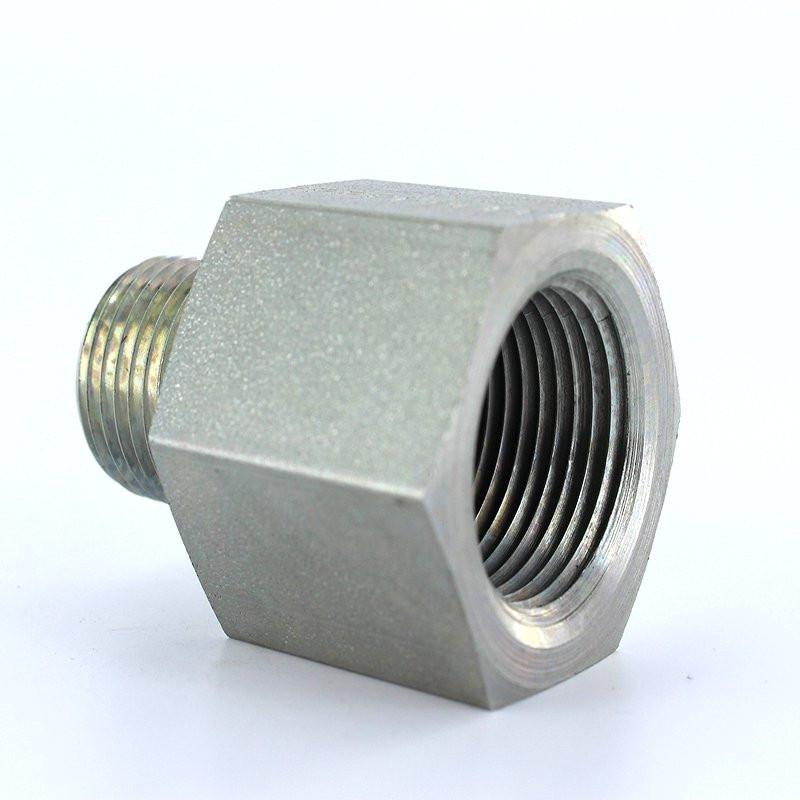 PARKER Expander/Adapter: Steel, 1/8 in x 1/8 in Pipe Size, Male NPT x Female NPTF - 60UV51|1/8