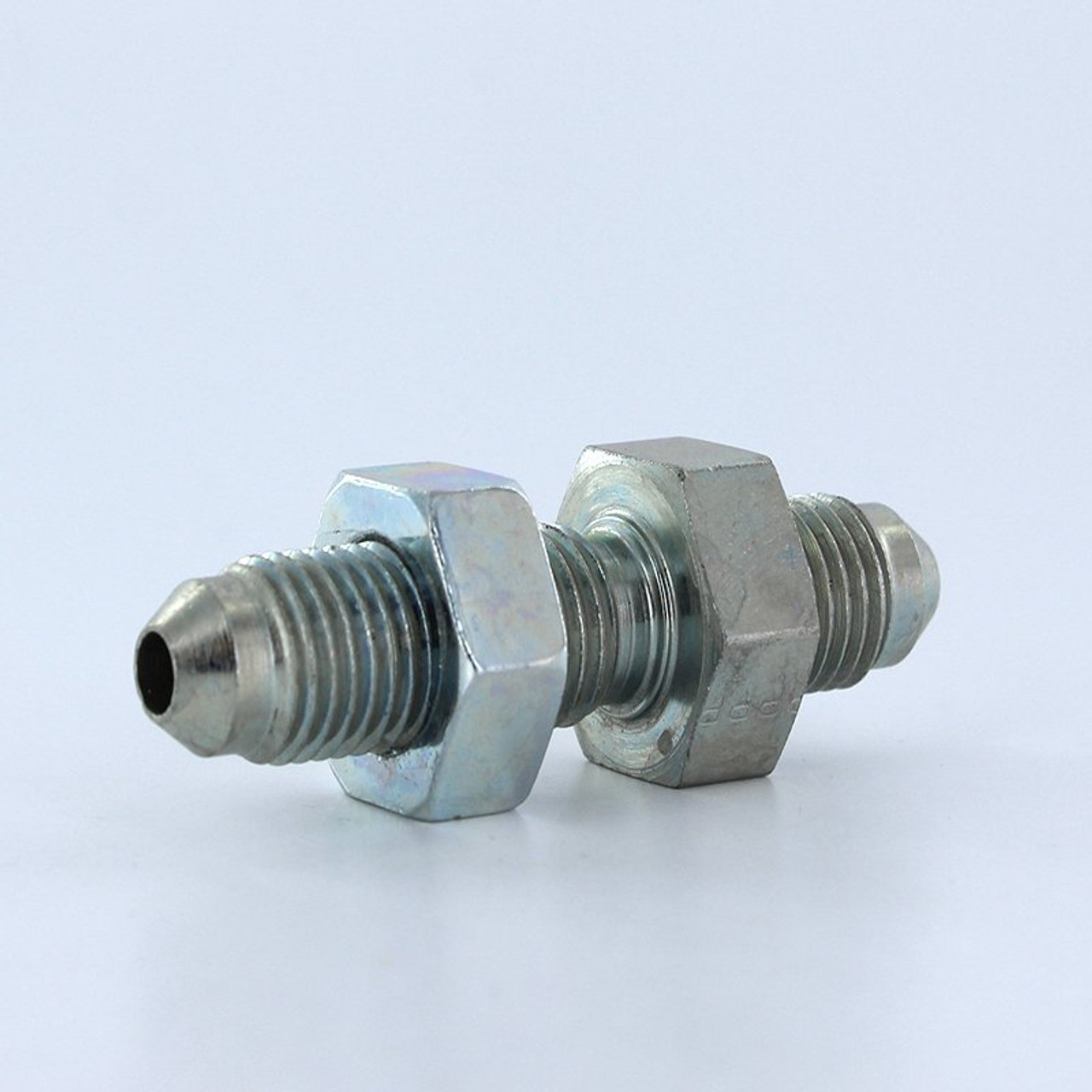 Parker 4 WTX-WLN-S # 4 Male JIC by # 4 Male JIC Bulkhead (Includes Locknut) - Straight | Next Day Fittings