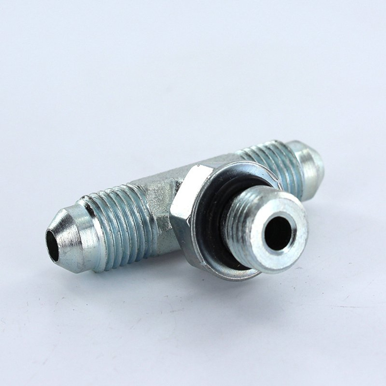 Parker 4 S5OX-S JIC Branch Tee 1/4 X 1/4 X Size 4 SAE Male Steel| Next Day Fittings