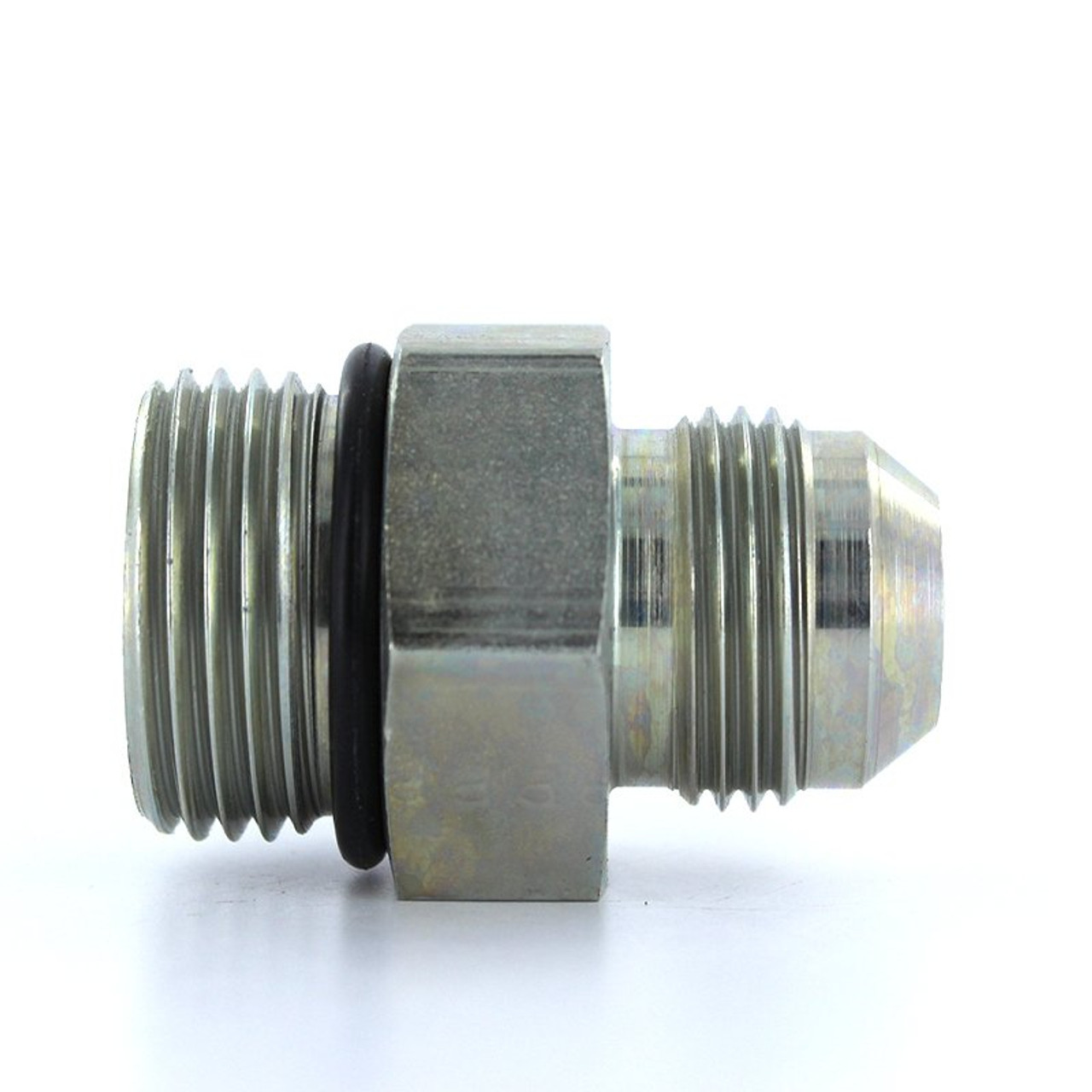 Parker 8-10 F5OX-S JIC to SAE Adapter 1/2 JIC X Size 10 SAE Steel| Next Day Fittings
