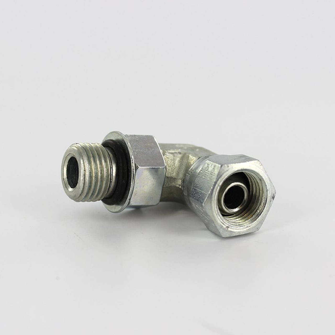 Parker 2507-6-4 SAE Swivel Elbow 9/16-18 UNF Male X 1/4 NPSM Swivel| Next Day Fittings