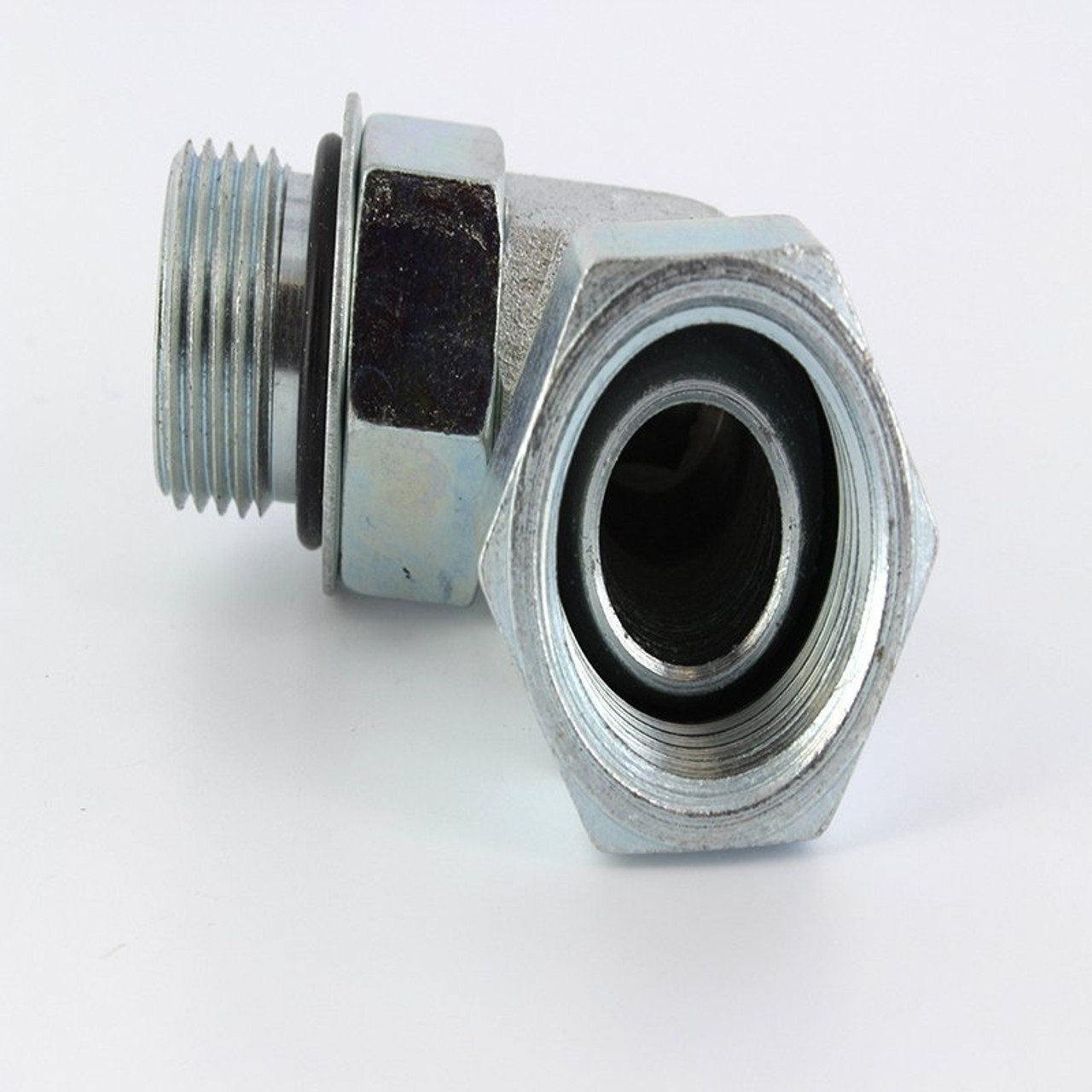 Parker 2507-8-8 SAE Swivel Elbow 3/4-16 UNF Male X 1/2 NPSM Swivel| Next Day Fittings