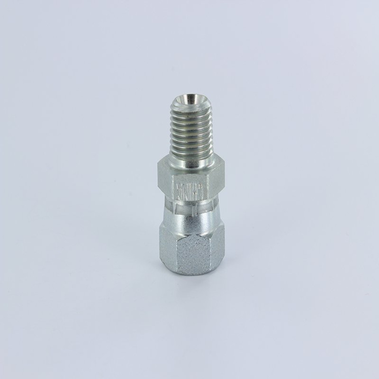 Parker 0107-2-2 Straight Pipe Swivel 1/8 NPTF Male X 1/8 NPSM Swivel| Next Day Fittings