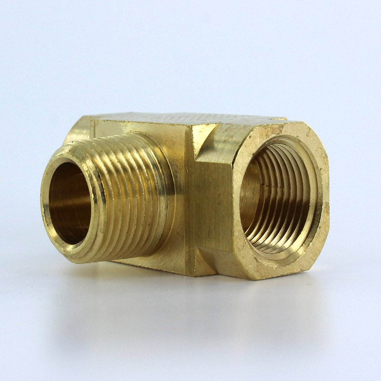 Parker 2224P-6 Male Branch Tee 3/8F X 3/8F X 3/8M Pipe Brass| Next Day Fittings