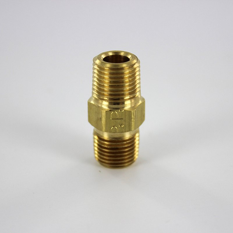 Parker 216P-2 Hex Pipe Nipple 1/8 Male X 1/8 Male Brass| Next Day Fittings