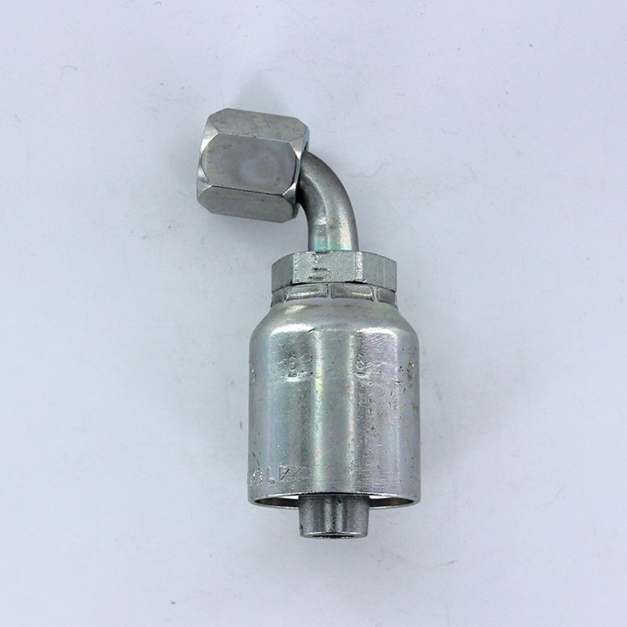 Parker 13943-6-8 Short Drop Elbow 3/8 JIC Swivel X 1/2 Hose Steel| Next Day Fittings