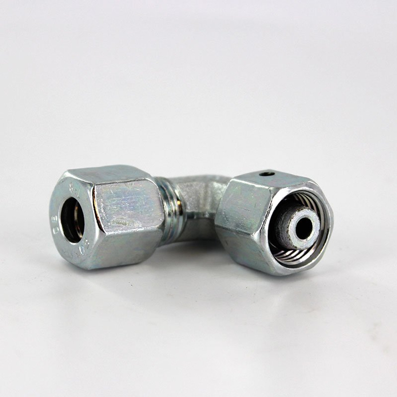 Parker EW08LCF EO Swivel Nut Elbow 8mm Tube X M14 Swivel Steel| Next Day Fittings