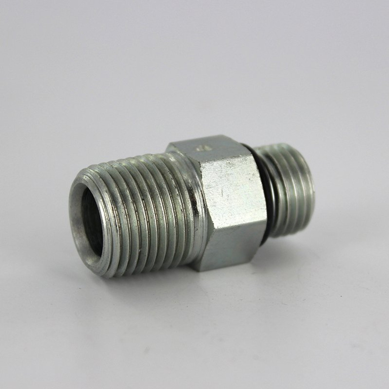 Parker 6-3/8 F5Of-S #6 Male Sae X 3/8" Male Npt - Straight Fitting