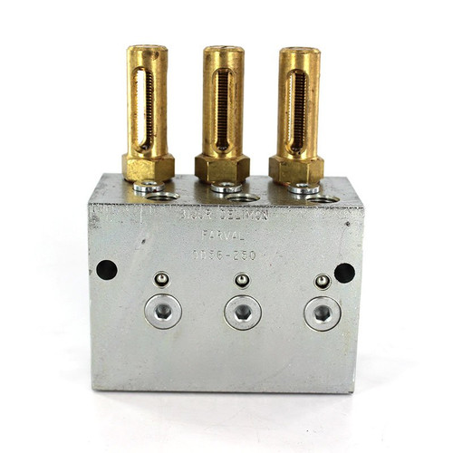 Bijur Delimon Dd56250 Dual Line Divider Valve Dualline Valve 6 Outlet With Indicators Npt Ports