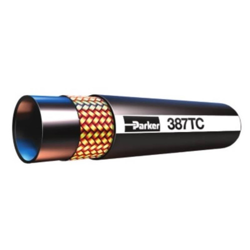 strong>Parker 387Tc-4-Rl Hydraulic Hose 1/4" Id Globalcore Hydraulic Hose Toughcover With White Layline