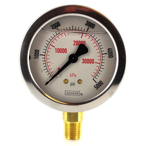 Noshok Inc. 25-901-5000-Psi/Kpa-Bp3 Pressure Gauge