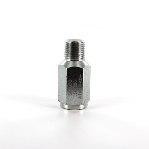 Graco 563200 Lube Check Valve Single Ball Check Valve 35Psi Nominal Cracking Pressure 1/8" Npsf (F) X 1/8" Nptf (M) Steel 5000Psi 509-355-030