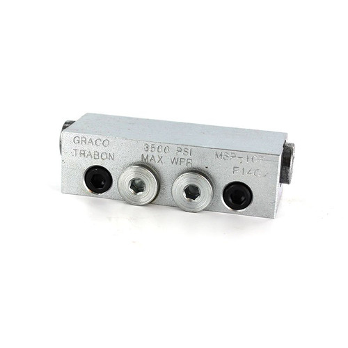 Graco 562721 Progressive Divider Valve Msp-10T Trabon Msp Modular Divider Valve 0.010 Cu In Twin 106-100-185