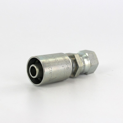 strong>Parker 10656-6-6 Crimp Hose Fitting Crimp Type Hose End Female Jic 37 Swivel Straight