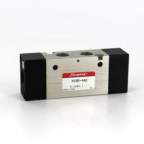 Koganei 12187 Pneumatic Directional Control Valve H180-4A2 5/2 Valve Double Pilot 1/8" Npt Ports