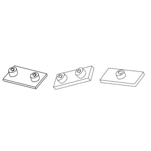 Hydac 264436 HRZ 2 AP ST M BL Weld Plate Support Clamp