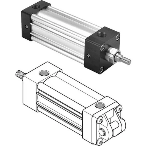 Parker Pneumatic 4.00CBB4MA3U14AC16.00 Double-Acting Non-Lube NFPA Tie-Rod Pneumatic Cylinder 4MA Series