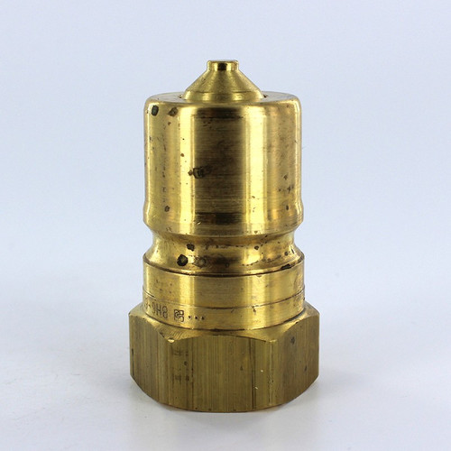 Parker Bh6-61 60 Series Nipple Brass 3/4" Body Size 1/8" Npt Female Port Poppet-Type Valve General Purpose 27.4" Hg Vacuum-1000Psi (69Bar) Wp Nitrile Seals Temp Range Degrees F: (-40 To +250) Conforms To Iso 7241 Series B Standards