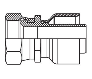 Parker 10693N-12-12C # 12 Female JIC 37&deg; x 3/4" i.d. Hose Fitting| Next Day Fittings