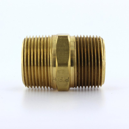 Parker 216P-12 Hex Pipe Nipple 3/4 Male X 3/4 Male Brass| Next Day Fittings