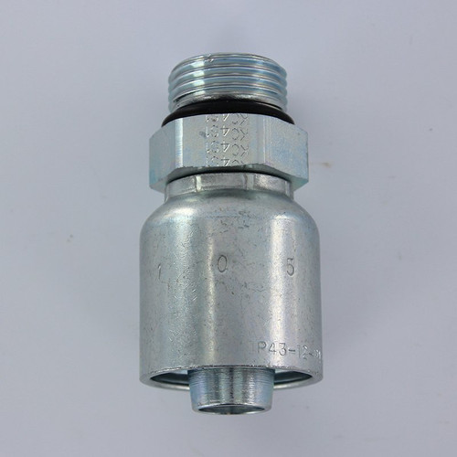Parker 10G43-6-4 Male Straight Thread Swivel 3/8 SAE X 1/4 Hose Steel| Next Day Fittings
