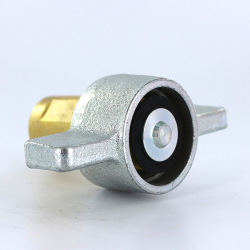 Parker 6125-12 Valved Hyd Quick Coupler w/Wingnut 3/4 NPT Female| Next Day Fittings