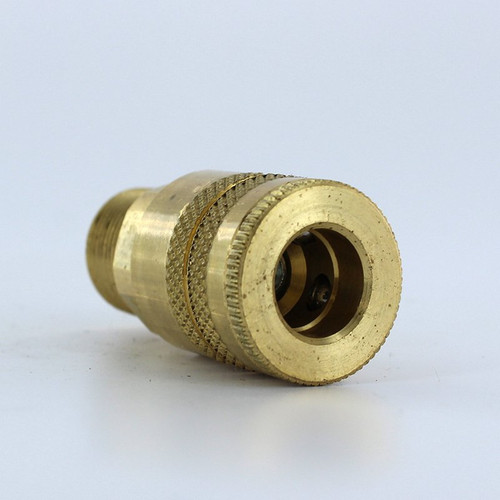 Parker B22E Valved Pneumatic Quick Coupler 3/8 NPT Male Brass