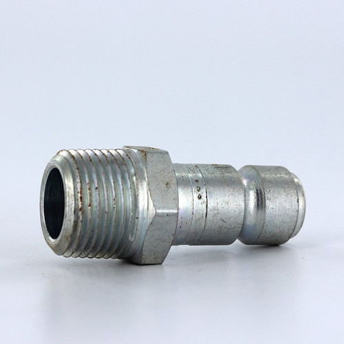 Parker 2F Non-valved Pneumatic Tru-Flate QC Nipple 1/2 NPT Male Steel
