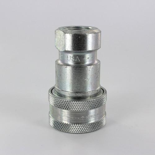 Parker H4-62 Valved Hydraulic Quick Connect Coupler 1/2 NPT Female