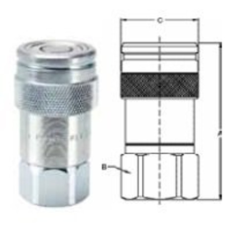 Parker FEM-621-12FO-NL Quick Coupler