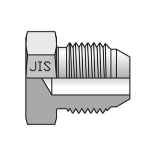 Parker 4PNMT4S Hex Head Plug JIS 30 Deg Flare G1/4 BSPP Male Steel| Next Day Fittings