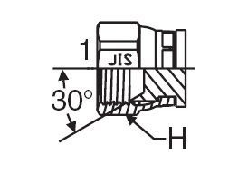 Parker 4FNMT4S JIS 30 Deg Flare Cap Fitting| Next Day Fittings