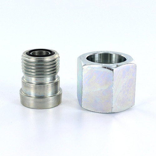 Parker 10-8 TRLON-S Seal-Lok Tube End Reducer 5/8 (with Nut) X 1/2 Steel| Next Day Fittings