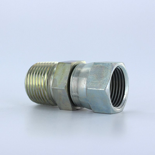 Parker 8-8 F6X-S Swivel Nut Adapter 1/2 JIC X 1/2 NPT Male Steel| Next Day Fittings