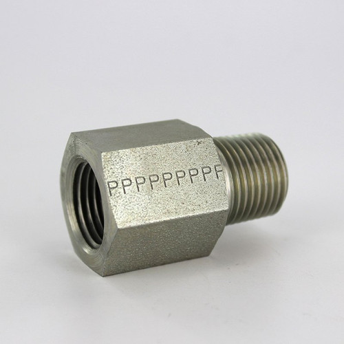 Parker 1/2X1/2F3HGS BSPT Adapter R1/2 BSPT Male X 1/2 NPT Female Steel| Next Day Fittings