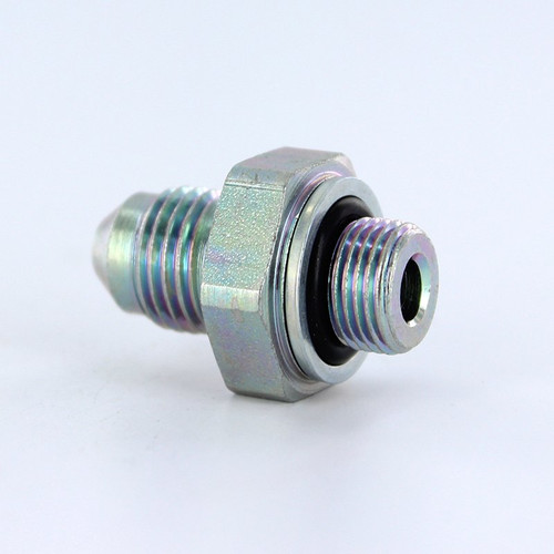 Parker 4F4OMXS Male Straight Adapter 1/4 JIC X G1/8 BSPP Steel| Next Day Fittings