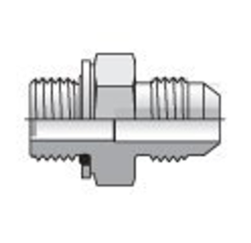 Parker 12M24F8OMXS # 12 Male JIC by M24 x 1.5 Metric O-ring - Straight | Next Day Fittings