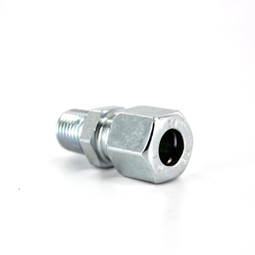 Parker GE10L1/4NPTCF EO Male Connector 10mm Tube X 1/4 NPT Male Steel| Next Day Fittings