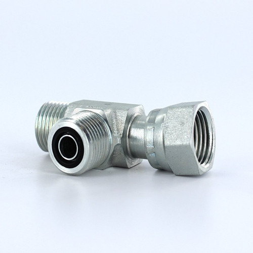 Parker 6 R6LO-S Seal-Lok Run Tee 3/8 X 3/8 ORFS Swivel X 3/8 Steel| Next Day Fittings