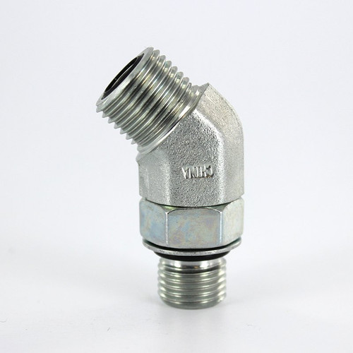 Parker 6 V5OLO-S Seal-Lok 45 Deg Elbow 3/8 X Size 6 SAE Male Steel| Next Day Fittings