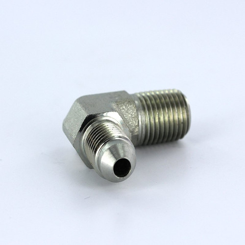 Parker 4-4 CTX-S # 4 Male JIC by 1/4 Male NPT - 90 Degree Elbow | Next Day Fittings