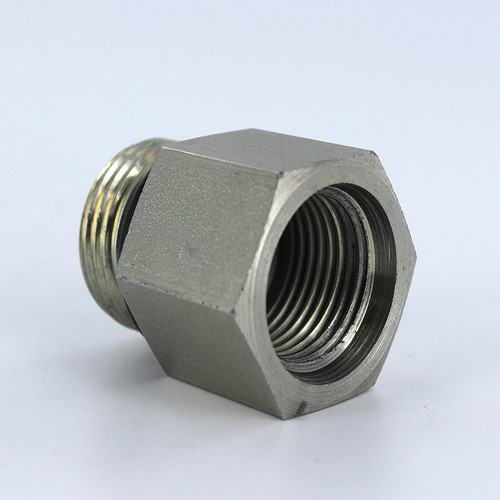 Parker 10-8 F5OG5-S SAE Adapter 5/8 ORB Male X 1/2 ORB Female Steel