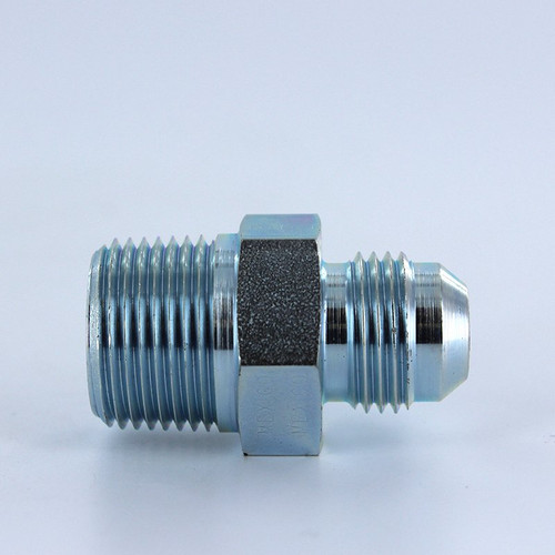 Parker 6-6 FTX-S Male Adapter 3/8 JIC X 3/8 NPT Male Steel| Next Day Fittings