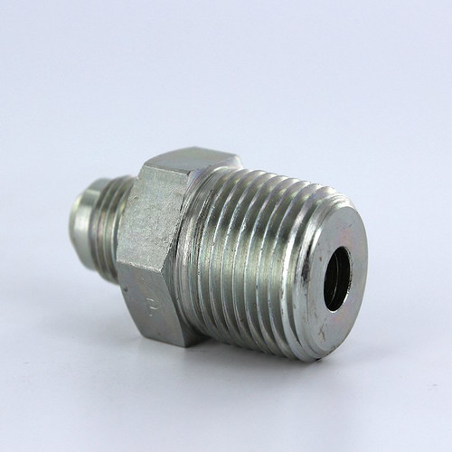 Parker 6-8 FTX-S Male Adapter 3/8 JIC X 1/2 NPT Male Steel| Next Day Fittings