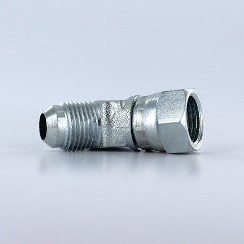 Parker 6 V6X-S Swivel 45 Deg Elbow 3/8 JIC X 3/8 Swivel Steel| Next Day Fittings